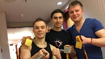 Украинский рекордсмен взял три медали в Германии