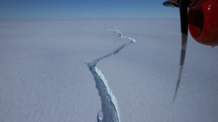Больше Киева: от Антарктиды откололся огромный айсберг (фото, видео)