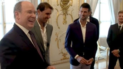 Князь Монако собрал лучших теннисистов турнира АТР (Видео)