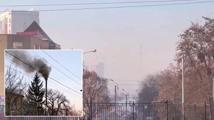 Харьков окутан смогом