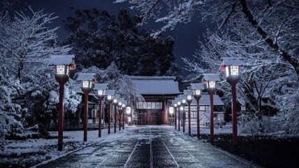 Зимовий Кіото виглядає, як в казці (Фото)