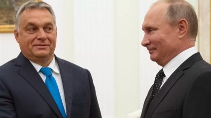 Віктор Орбан та володимир путін