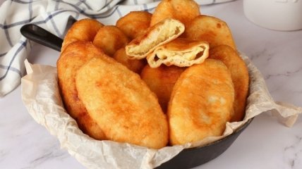 Вкусные пирожки на картофельном отваре