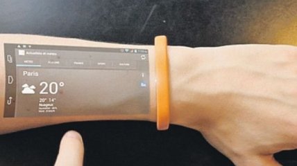 Инженеры планируют превратить человеческую руку в дисплей