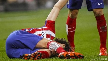 Ключевой игрок "Атлетико" Мадрид сломал ногу