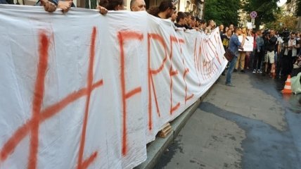 В Киеве прошла акция протеста с требованием освободить Маркива