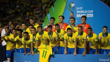Бразилия-U17 благодаря двум поздним голам выиграла чемпионат мира по футболу (Видео)