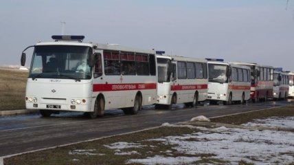 Автобуси ДСНС з евакуйованими українцями прибули до санаторію