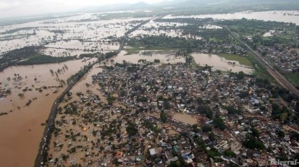 Более 1 млн человек пострадали от наводнения в Индии 