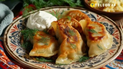 Вареники з картоплею - неймовірно смачна традиційна українська страва (зображення створено за допомогою ШІ)
