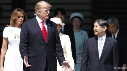 Трамп встретился с императором Японии