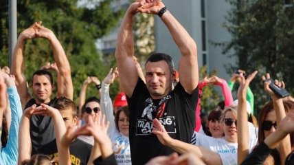 Мэр Кличко выставил на благотворительный аукцион личную тренировку