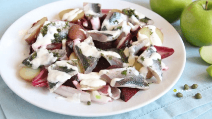 Салат з оселедцем