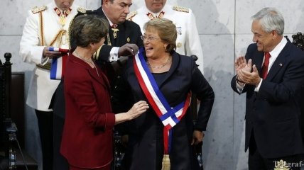 Мишель Бачелет вступила в должность президента Чили