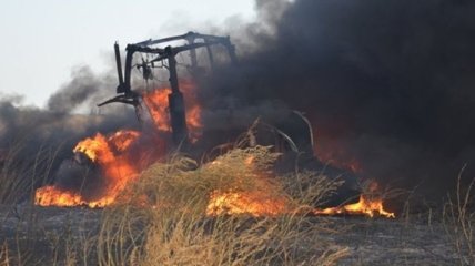 Масштабный пожар под Николаевом: горит птицефабрика 