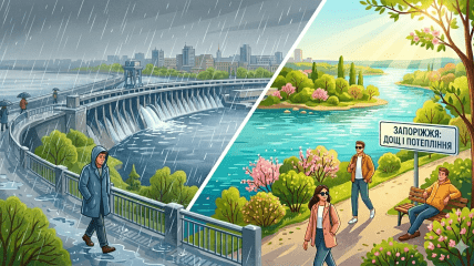 Потепление в городе