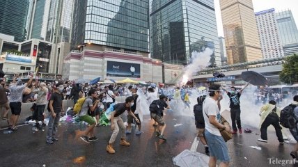 На улицах Гонконга продолжается масштабная акция протеста