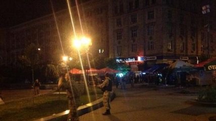 Участники ночной стрельбы на Майдане не дают объяснения милиции 