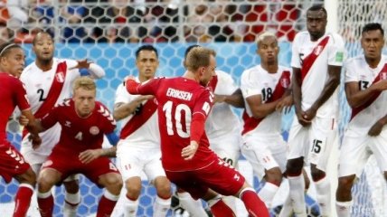 Дания минимально победила Перу на ЧМ-2018