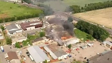 Пожар на складах в Броварах ликвидирован