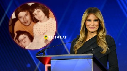 Меланія та Інес Кнавс у дитинстві