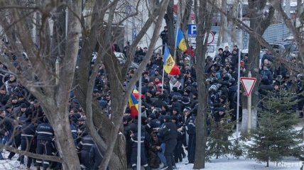 В Кишиневе проходят антиправительственные митинги