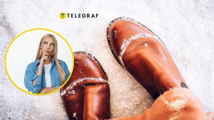 Як позбутися слідів солі на взутті