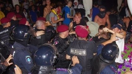 Милиция напала на протестующих в Одессе 