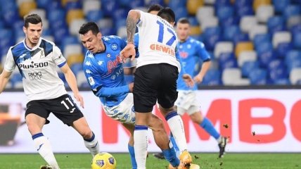 "Наполи" и "Аталанта" в первом полуфинале Кубка Италии голов не забивали (видео)