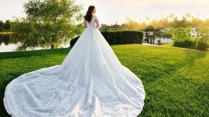 Как выглядит свадебное платье стоимостью 14 миллионов рублей (Фото)