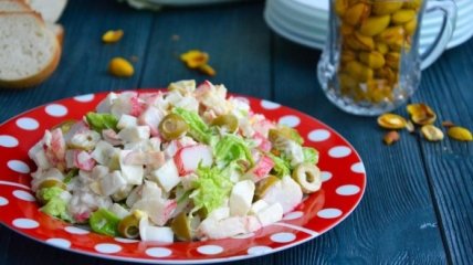 Салат получается пикантным