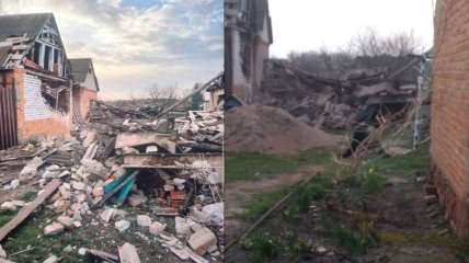 Такие фото разрушений в Головчино публикуют росСМИ