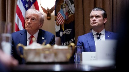 Дональд Трамп и Пит Хегсет