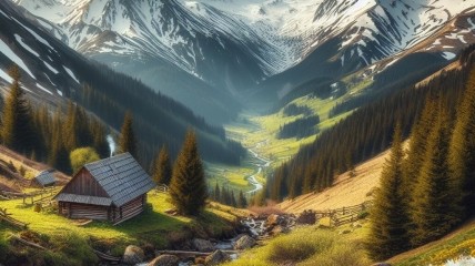 Весенние Карпаты