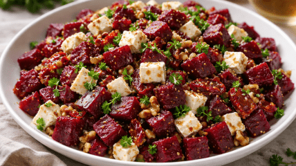 Салат со свеклой и фетой