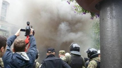 МВД Украины опубликовало видео столкновений и задержаний 9 мая в Киеве