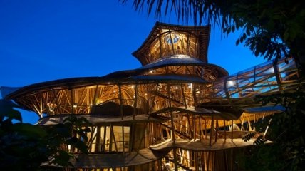 Американка, бросив все, уехала на Бали и построила там дом мечты из бамбука (Фото)