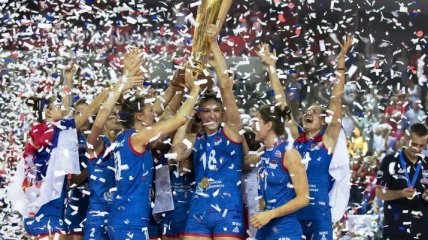 Сборная Сербии выборола золото ЧЕ-2019 по волейболу, обыграв Турцию в финале (Фото, Видео)