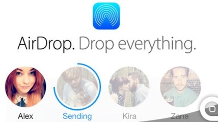 Передача любых файлов через AirDrop с помощью AnyDrop 3 для iOS 8
