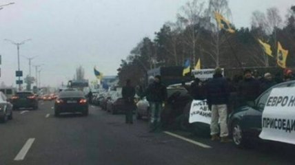 На въездах в Киев разблокировали движение
