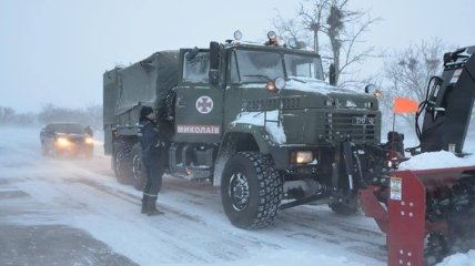 ГСЧС: В Украине из-за непогоды обесточены 134 населенных пункта