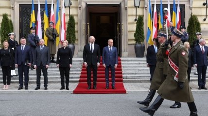 Глава правительства Украины Денис Шмыгаль в Варшаве