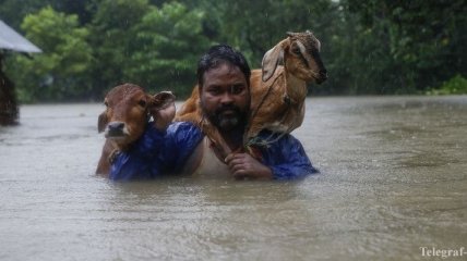 Масштабное наводнений в Южной Азии, много погибших