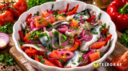 Закуска из тюльки