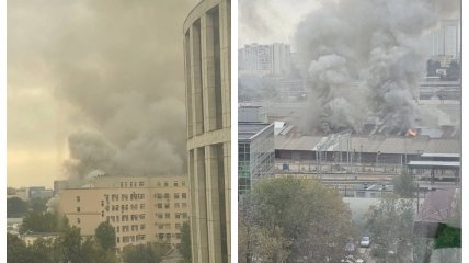 Горит москва: в одном из районов мощный пожар, появились видео и фото