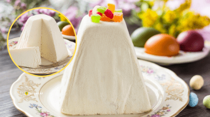 Творожная паска со сметаной