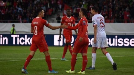 Отбор на ЧЕ-2020: Швейцария громит Гибралтар, Грузия выстояла ничью с Данией