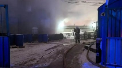 Пожежа на хімічному заводі в Росії