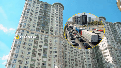 Киевляне бьют тревогу из-за фур возле домов
