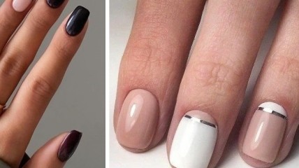 Крутые дизайны для коротких и средней длины ногтей